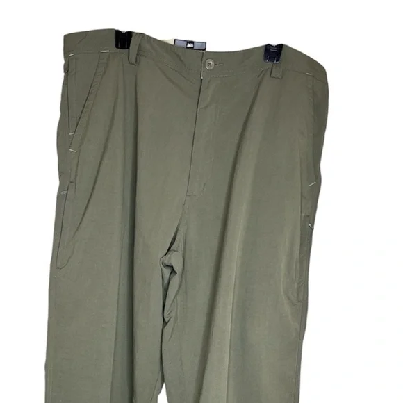 REI Men's Hiking Outdoor Cargo Sage Green UPF 40 Pants SZ 40x34 - Picture 5 of 9